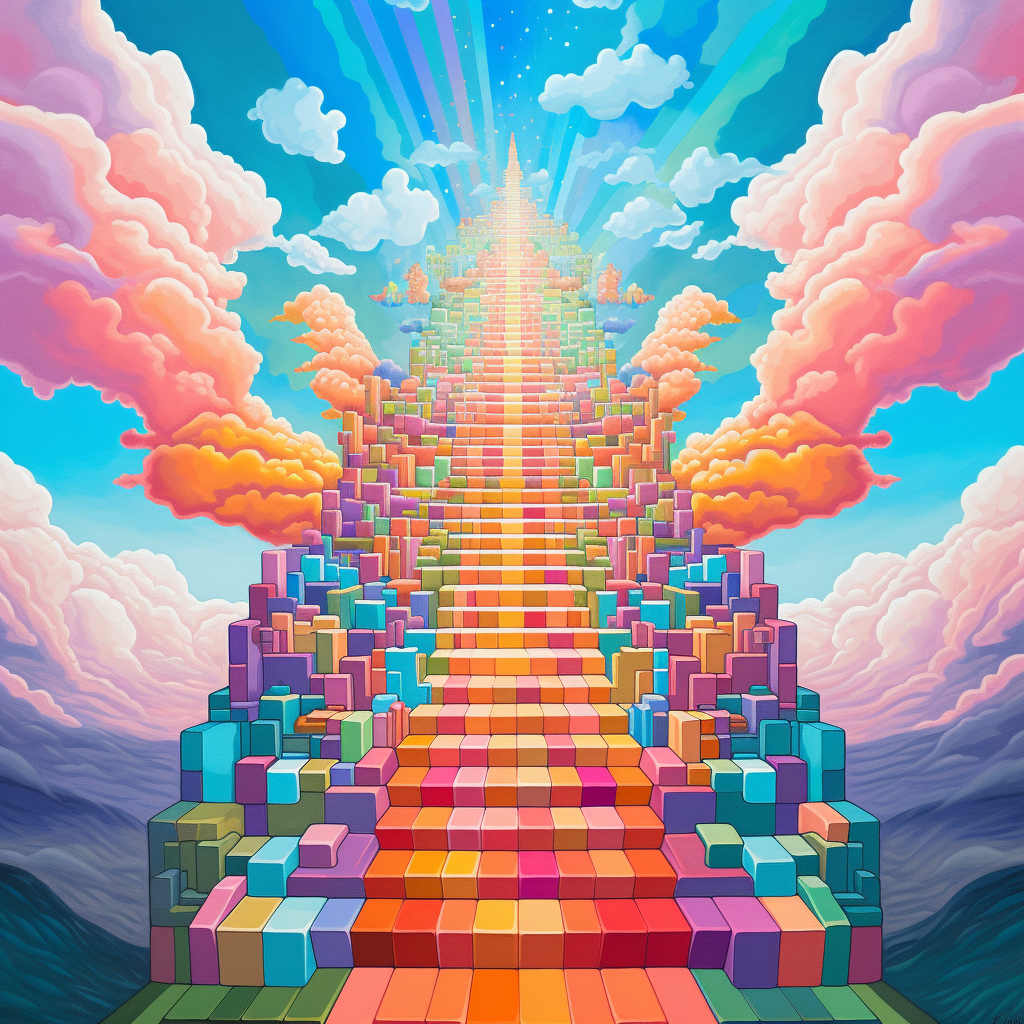 Happy_Brains_staircase_to_heaven_colourful_38bd17e5-d40a-4d24-aba8-1ad613f86e99